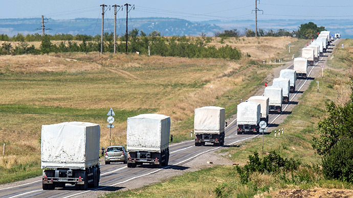 Украина не станет мешать проезду российского конвоя