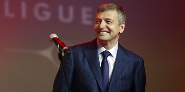 Monaco's football club president Dmitriy Rybolovlev smiles as he delivers a speech to announce the arrival of football player Radamel Falcao during a ceremony to celebrate the end of the 2012-2013 season, on May 31, 2013 in Monaco. Monaco's billionaire Russian owner Dmitry Rybolovlev announced on May 31, 2013 the signature of Colombia forward Radamel Falcao from Atletico Madrid in a deal believed to be worth around 60 million euros ($77 million). AFP PHOTO / VALERY HACHE (Photo credit should read VALERY HACHE/AFP/Getty Images)