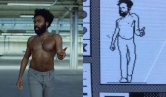 Мультипликатор рисует танец из This Is America в Paint. Пиксельный Дональд Гловер танцует почти как настоящий