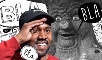 Канье Уэст поболтал с деревом (настоящим) о своих кроссовках Yeezy. Нет, он не сошёл с ума