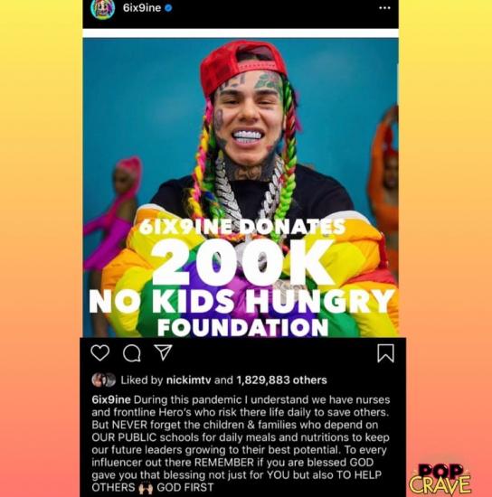 Tekashi69 попытался в благотворительность и получил отворот-поворот. Но объяснения фонда многих рассердили