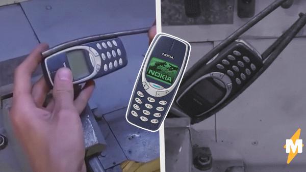 Парень нашёл истинное предназначение Nokia 3310, сделав из неё молоток. И такой мощный, что позавидует сам Тор