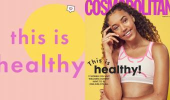 Фаны увидели февральскую обложку Cosmopolitan и разозлились. Героини таких размеров людей смущают