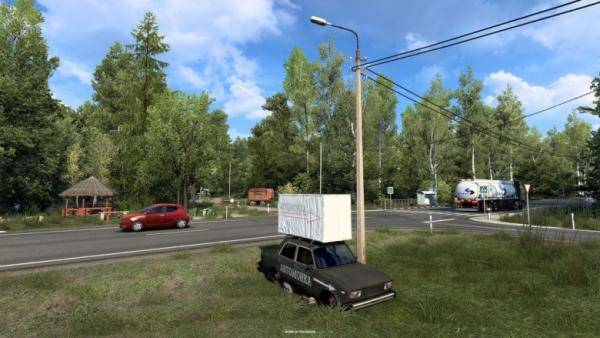 В игре Euro Truck Simulator 2 появятся карты «Сердце России». А американцы шутят: без взяток и ям не обойтись