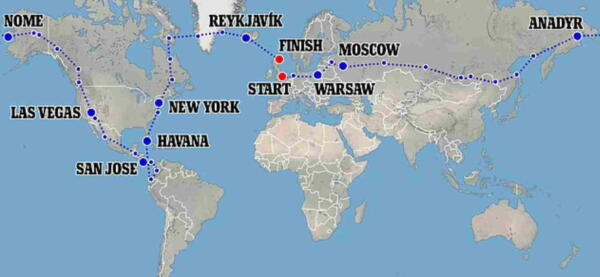 Молодой пилот облетел вокруг света и установил мировой рекорд. 44 дня -- полёт нормальный