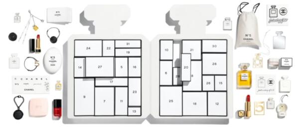 Как в рунете высмеивают люксовый адвент-календарь от Chanel за 63 800 рублей с наклейками