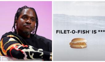 Рэпер Pusha T записал дис на <<Филе-О-Фиш>> из <<Макдоналдса>>. Дерзко разнёс пол ломтика сыра в бургере