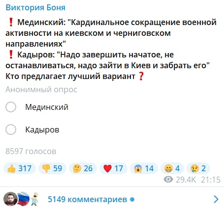 Как Виктория Боня стала глашатаем спецоперации в Украине. Постит опросы о политике вместе с селфи