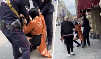 Задержание за k-pop. На видео полицейские в Москве выкручивают руки юной танцовщице кавер-дэнс группы