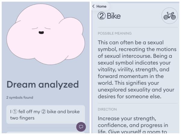 Как толковать свои сны через приложение DreamApp. Сервис показывает неожиданные расшифровки сновидений