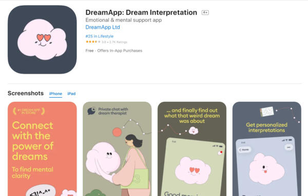 Как толковать свои сны через приложение DreamApp. Сервис показывает неожиданные расшифровки сновидений