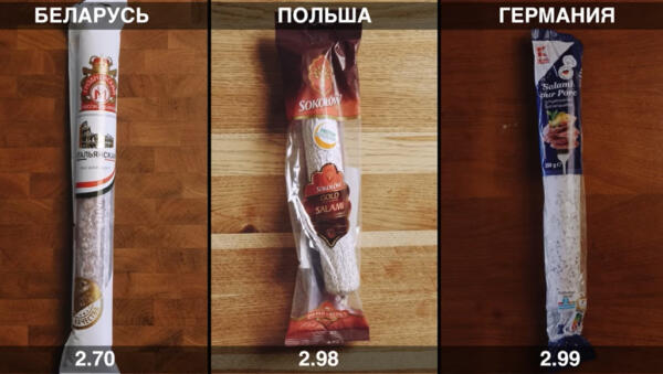 Ютубер сравнил цены на продукты в Европе и РФ. Базовый набор за 119 € в два раза дороже, чем в Польше