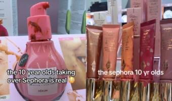 В тиктоке жалуются на 10-летних покупателей Sephora. Дети ломают тестеры и скупают ненужную им косметику